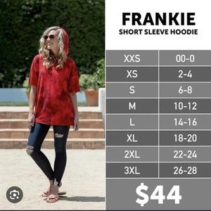 Lularoe black Frankie
